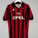 1994/95 AC MILAN HOME SHIRT (L) LOTTO