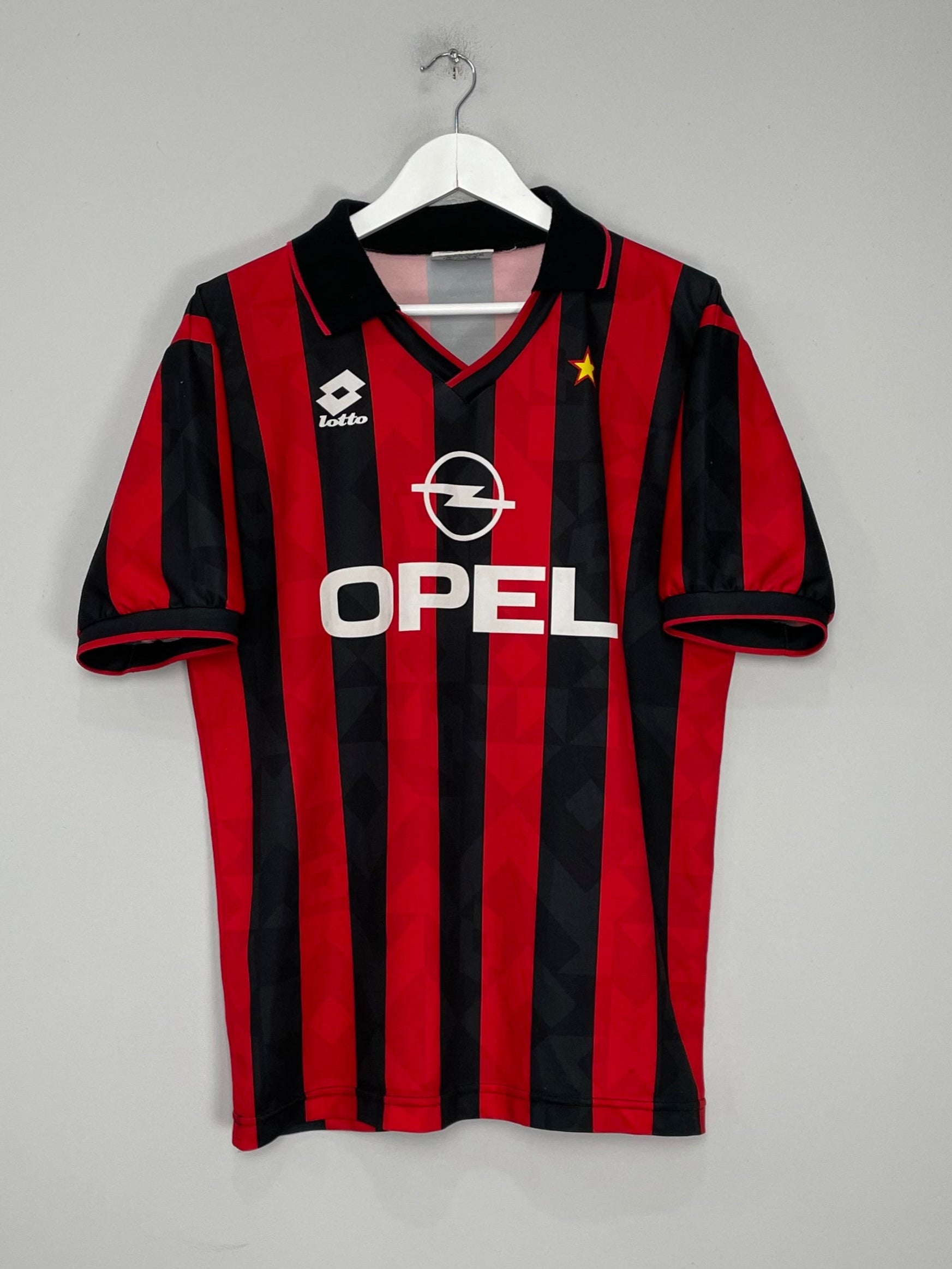 1994/95 AC MILAN HOME SHIRT (L) LOTTO