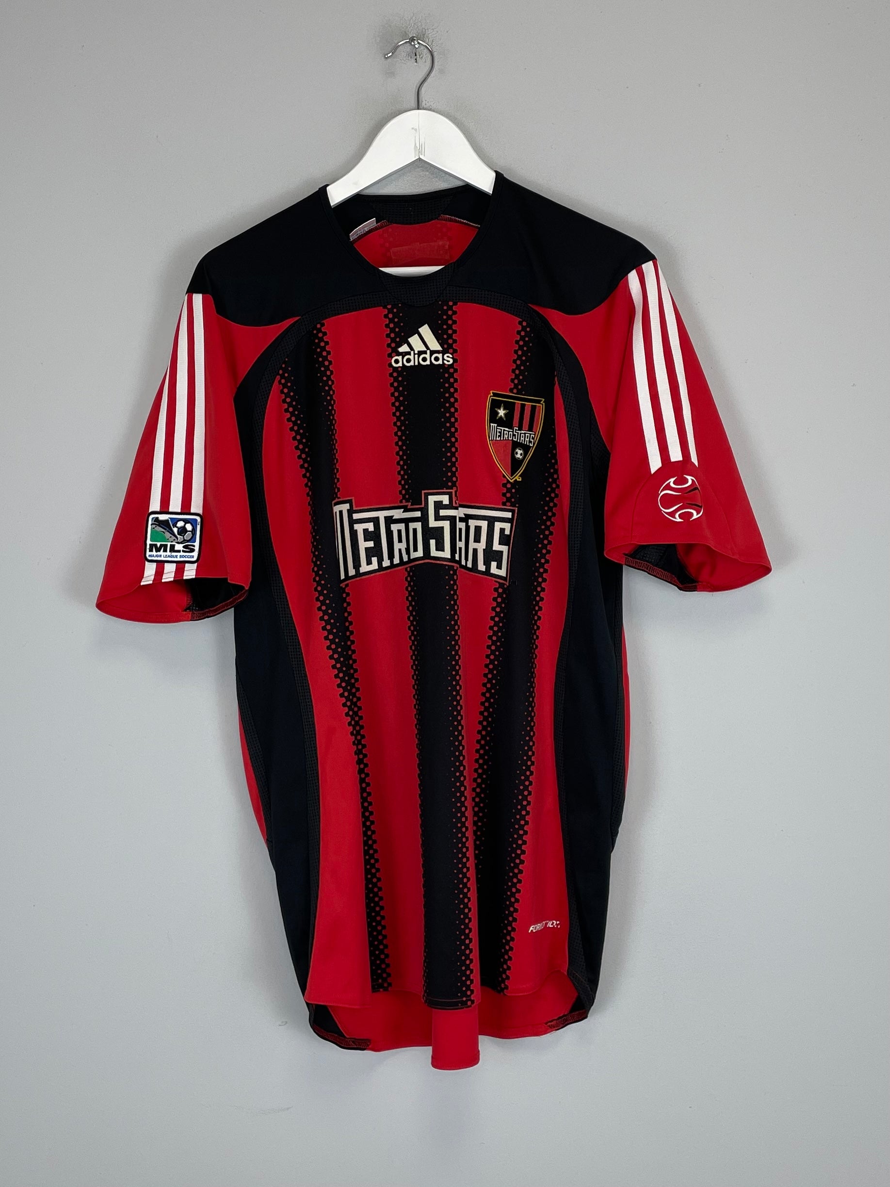 Shop 2006/08 NY/NJ METROSTARS HOME SHIRT (L) ADIDAS, classic football shirts, vintage football shirts & retro soccer jerseys at Cult Kits