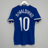 2006/07 BRAZIL RONALDINHO #10 AWAY SHIRT (S) NIKE