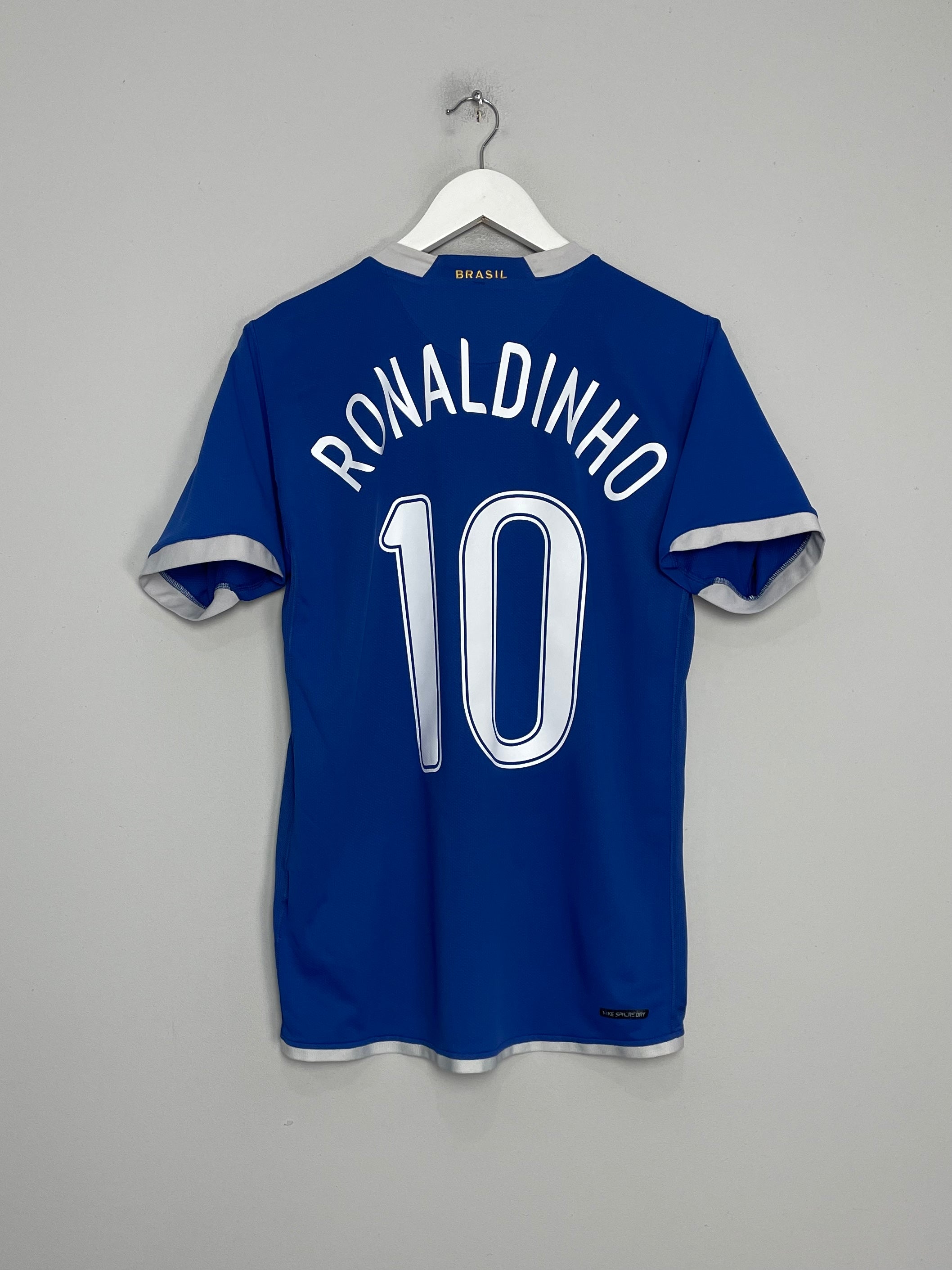 2006/07 BRAZIL RONALDINHO #10 AWAY SHIRT (S) NIKE