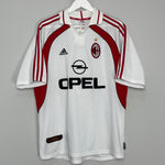 Shop 2001/02 AC MILAN MALDINI #3 AWAY SHIRT (L) ADIDAS, classic football shirts, vintage football shirts & retro soccer jerseys at Cult Kits