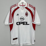 Shop 2001/02 AC MILAN MALDINI #3 AWAY SHIRT (L) ADIDAS, classic football shirts, vintage football shirts & retro soccer jerseys at Cult Kits