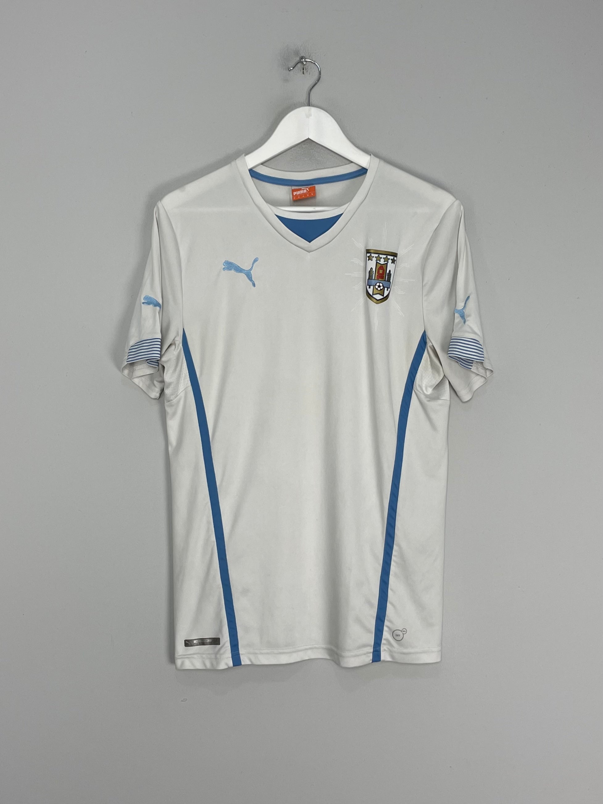 Shop 2014/15 URUGUAY AWAY SHIRT (M) PUMA, classic football shirts, vintage football shirts & retro soccer jerseys at Cult Kits