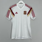 Shop 2014/15 SPAIN TRAINING SHIRT (M) ADIDAS, classic football shirts, vintage football shirts & retro soccer jerseys at Cult Kits