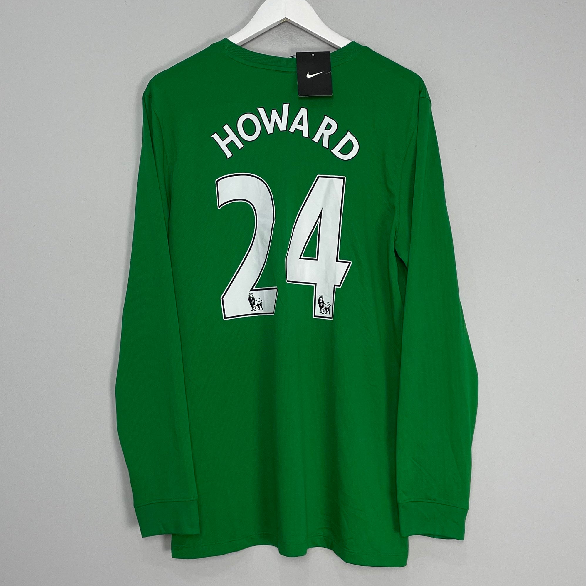 Shop 2013/14 EVERTON HOWARD #24 *BNWT* GK SHIRT (L) NIKE, classic football shirts, vintage football shirts & retro soccer jerseys at Cult Kits