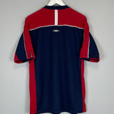 Shop 2002/03 ENGLAND TRAINING SHIRT (L) UMBRO, classic football shirts, vintage football shirts & retro soccer jerseys at Cult Kits