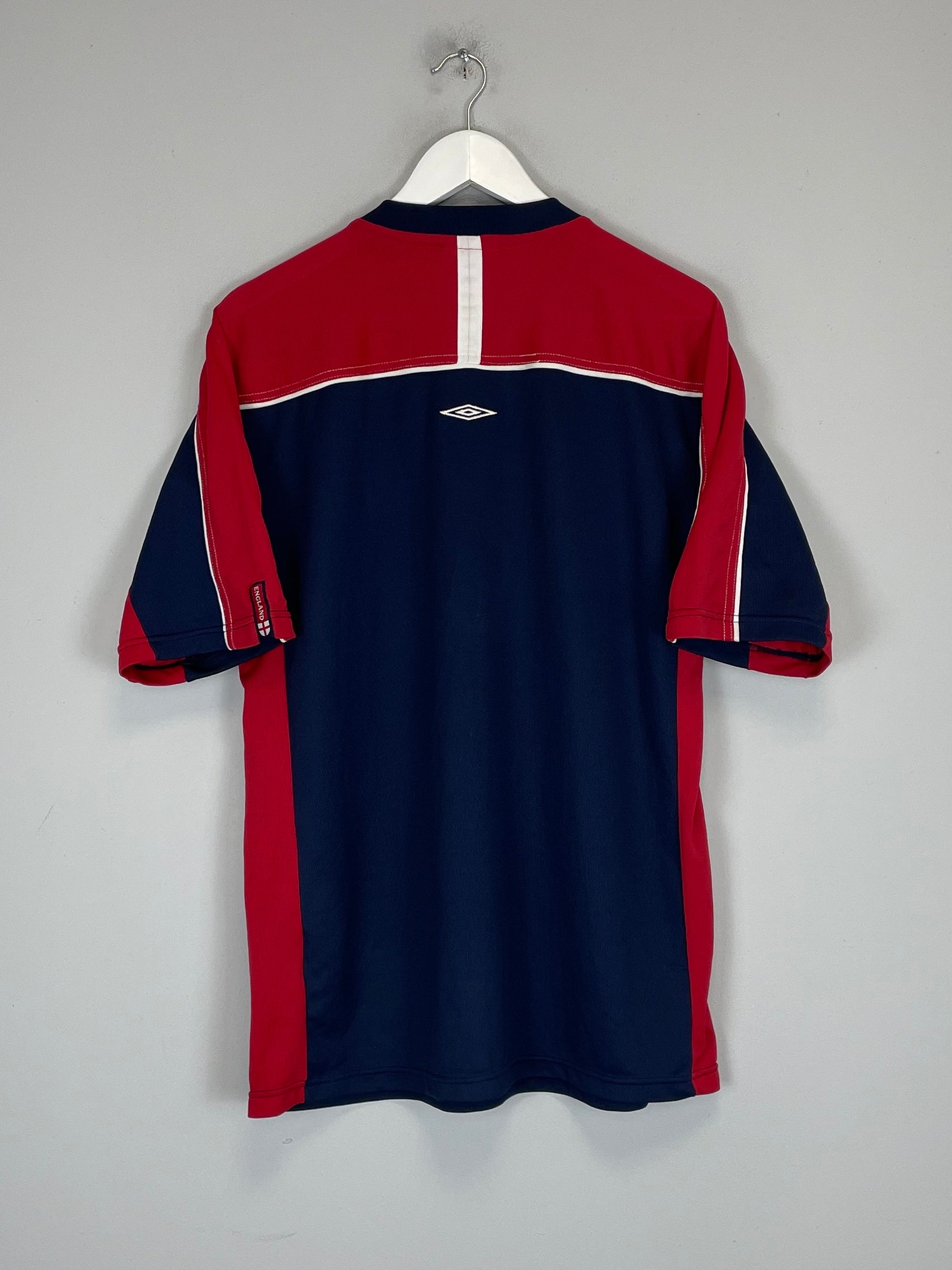 Shop 2002/03 ENGLAND TRAINING SHIRT (L) UMBRO, classic football shirts, vintage football shirts & retro soccer jerseys at Cult Kits