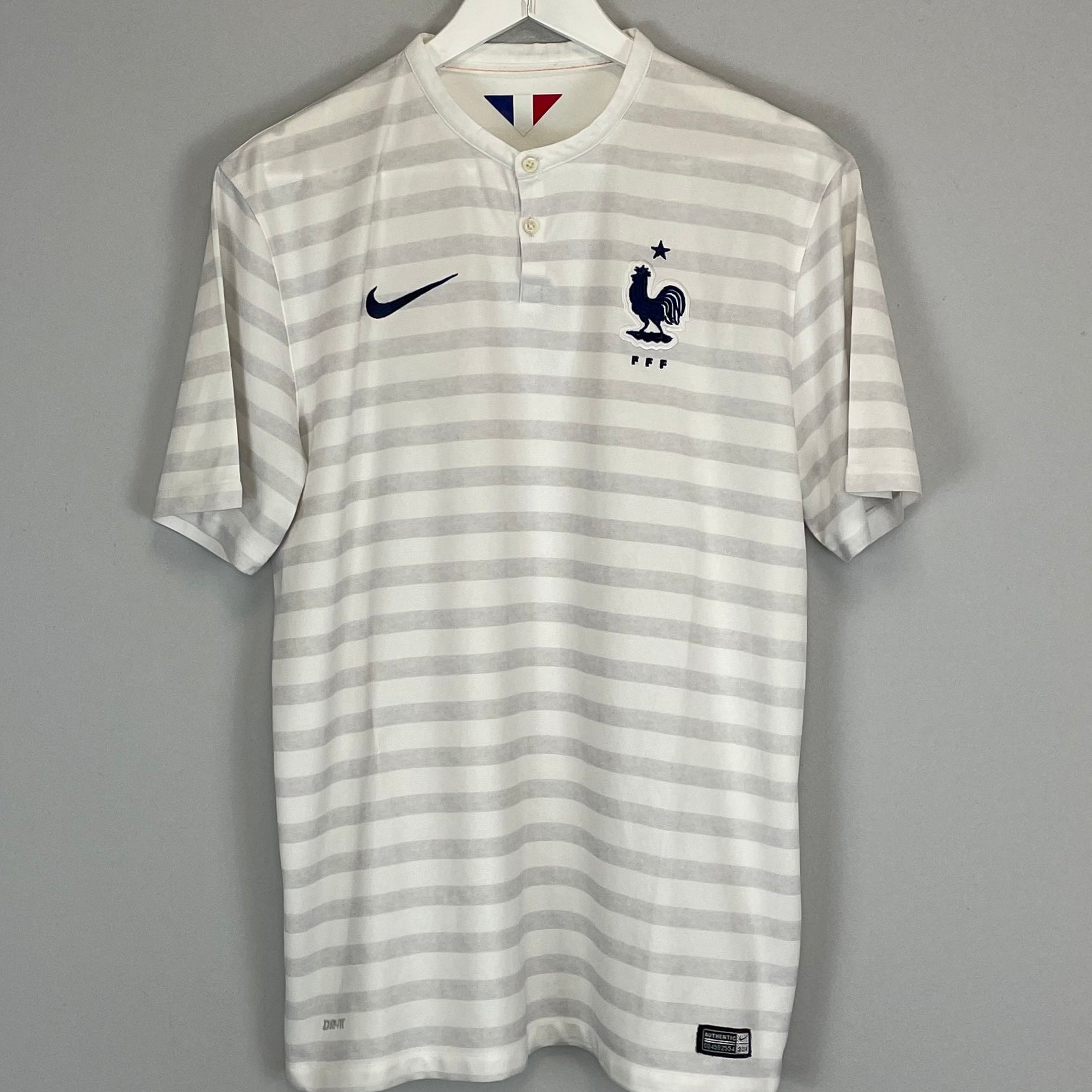 Shop 2014/15 FRANCE AWAY SHIRT (L) NIKE, classic football shirts, vintage football shirts & retro soccer jerseys at Cult Kits