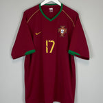 Shop 2006/08 PORTUGAL C.RONALDO #17 HOME SHIRT (XXL) NIKE, classic football shirts, vintage football shirts & retro soccer jerseys at Cult Kits