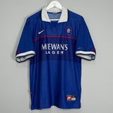 Shop 1997/99 RANGERS GASCOIGNE #8 HOME SHIRT (L) NIKE, classic football shirts, vintage football shirts & retro soccer jerseys at Cult Kits