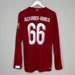 Shop 2019/20 LIVERPOOL ALEXANDER ARNOLD #66 L/S HOME SHIRT (L) NEW BALANCE, classic football shirts, vintage football shirts & retro soccer jerseys at Cult Kits