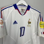 Shop 2004/06 FRANCE ZIDANE #10 AWAY SHIRT (M) ADIDAS, classic football shirts, vintage football shirts & retro soccer jerseys at Cult Kits