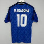 Shop 1994 ARGENTINA MARADONA #10 AWAY SHIRT (M) ADIDAS, classic football shirts, vintage football shirts & retro soccer jerseys at Cult Kits