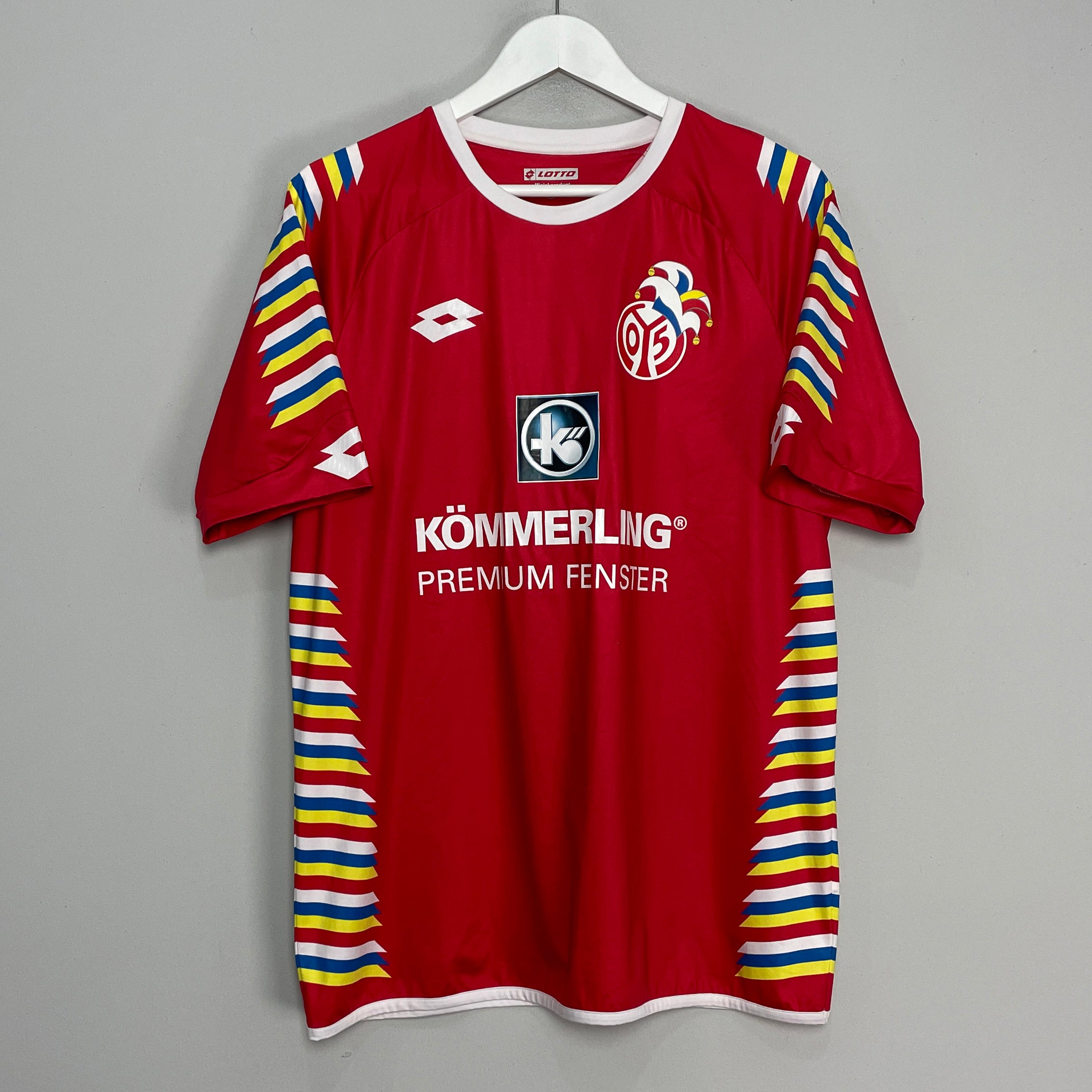 Shop 2018 FC MAINZ *SPECIAL* KARNEVAL SHIRT (L) LOTTO, classic football shirts, vintage football shirts & retro soccer jerseys at Cult Kits