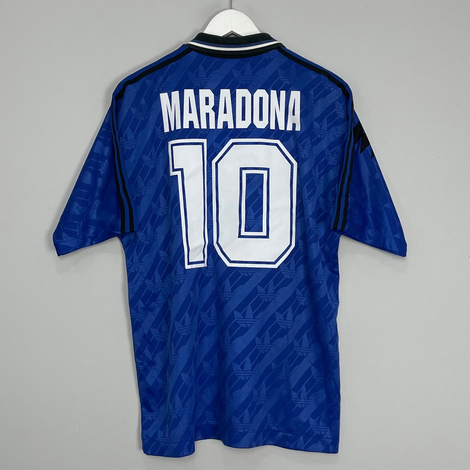 Shop 1994 ARGENTINA MARADONA #10 AWAY SHIRT (L) ADIDAS, classic football shirts, vintage football shirts & retro soccer jerseys at Cult Kits