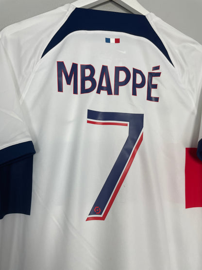 2023/24 PSG MBAPPE #7 *BNWT* AWAY SHIRT (M) NIKE