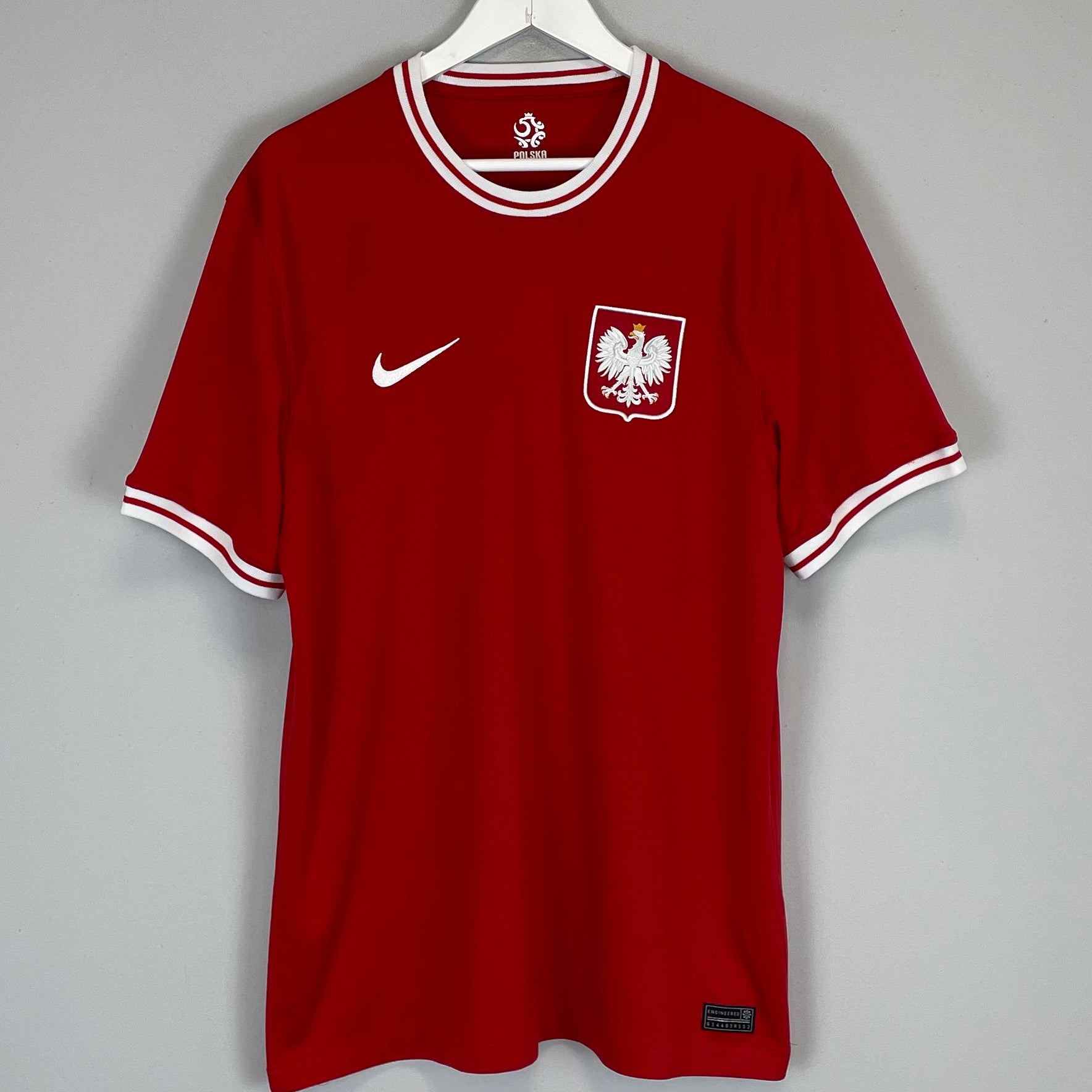 Shop 2022/23 POLAND AWAY SHIRT (L) NIKE, classic football shirts, vintage football shirts & retro soccer jerseys at Cult Kits
