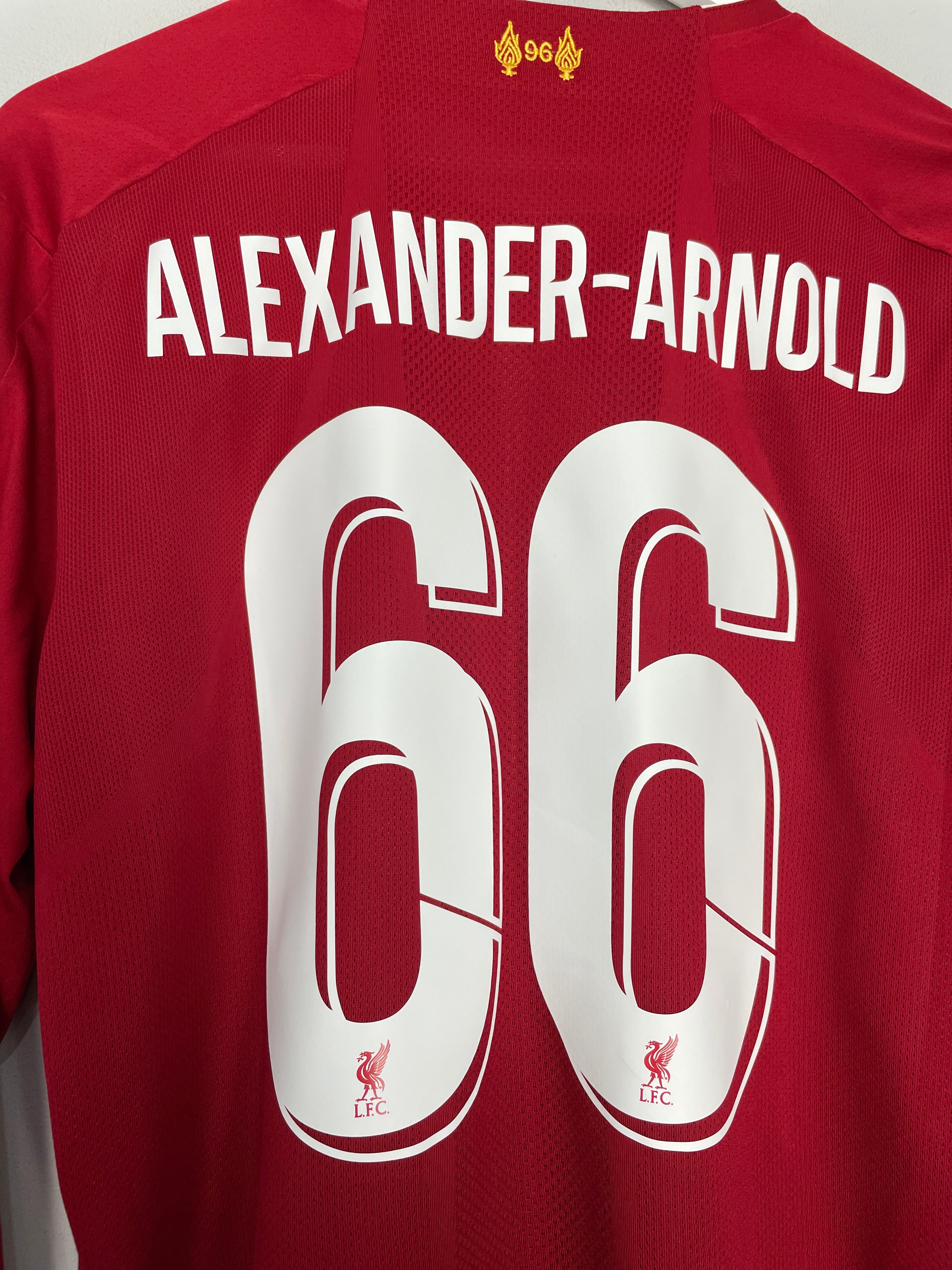Shop 2019/20 LIVERPOOL ALEXANDER ARNOLD #66 L/S HOME SHIRT (L) NEW BALANCE, classic football shirts, vintage football shirts & retro soccer jerseys at Cult Kits