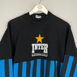 Shop 1990/91 INTER MILAN JUMPER (M) LE FELPE, classic football shirts, vintage football shirts & retro soccer jerseys at Cult Kits
