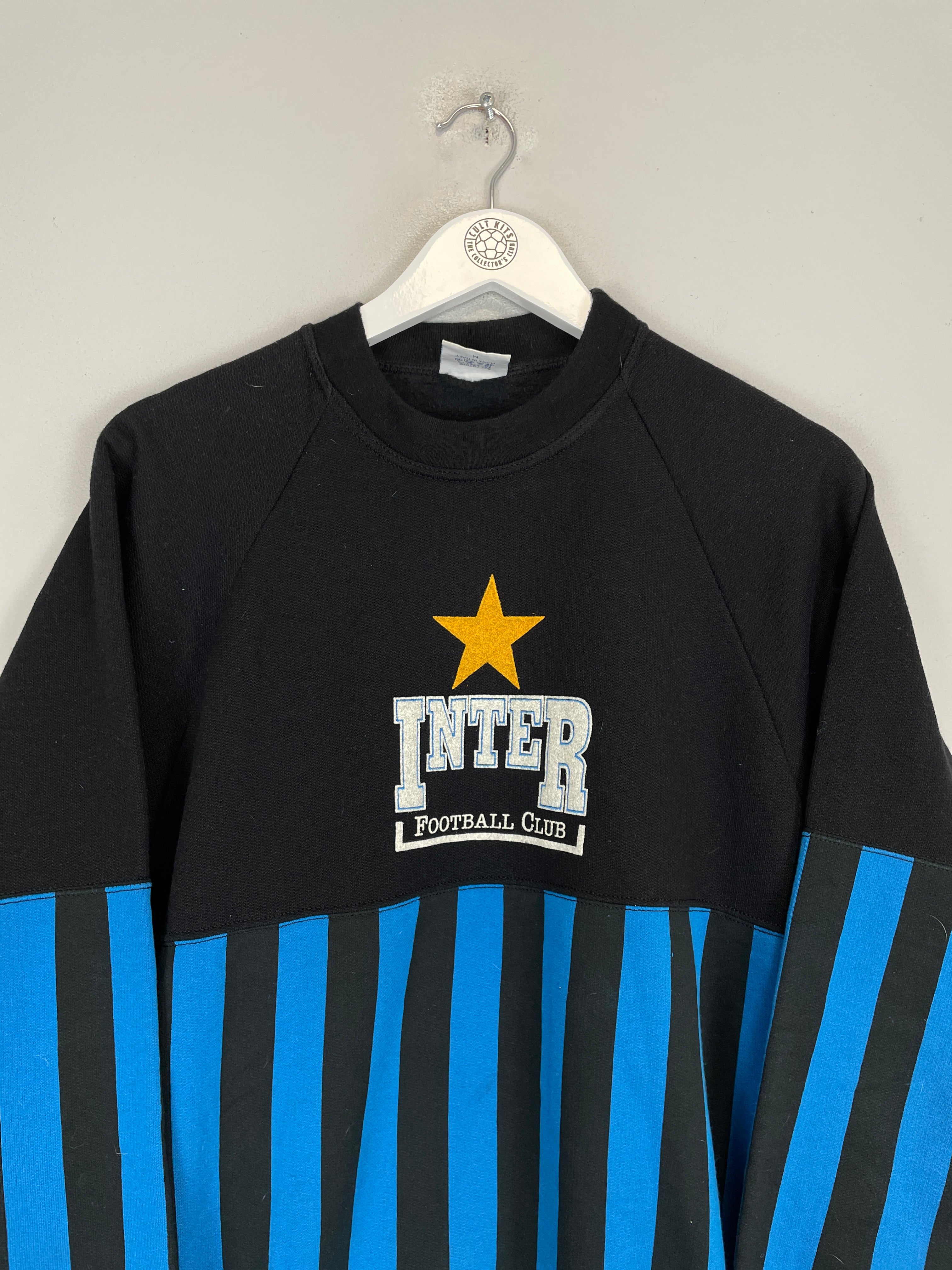 Shop 1990/91 INTER MILAN JUMPER (M) LE FELPE, classic football shirts, vintage football shirts & retro soccer jerseys at Cult Kits