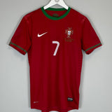 Shop 2012/13 PORTUGAL RONALDO #7 *PLAYER ISSUE vs ISRAEL* HOME SHIRT (M) NIKE, classic football shirts, vintage football shirts & retro soccer jerseys at Cult Kits