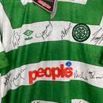 Shop 1991/92 CELTIC *SQUAD SIGNED* BNWT HOME SHIRT (L) UMBRO, classic football shirts, vintage football shirts & retro soccer jerseys at Cult Kits