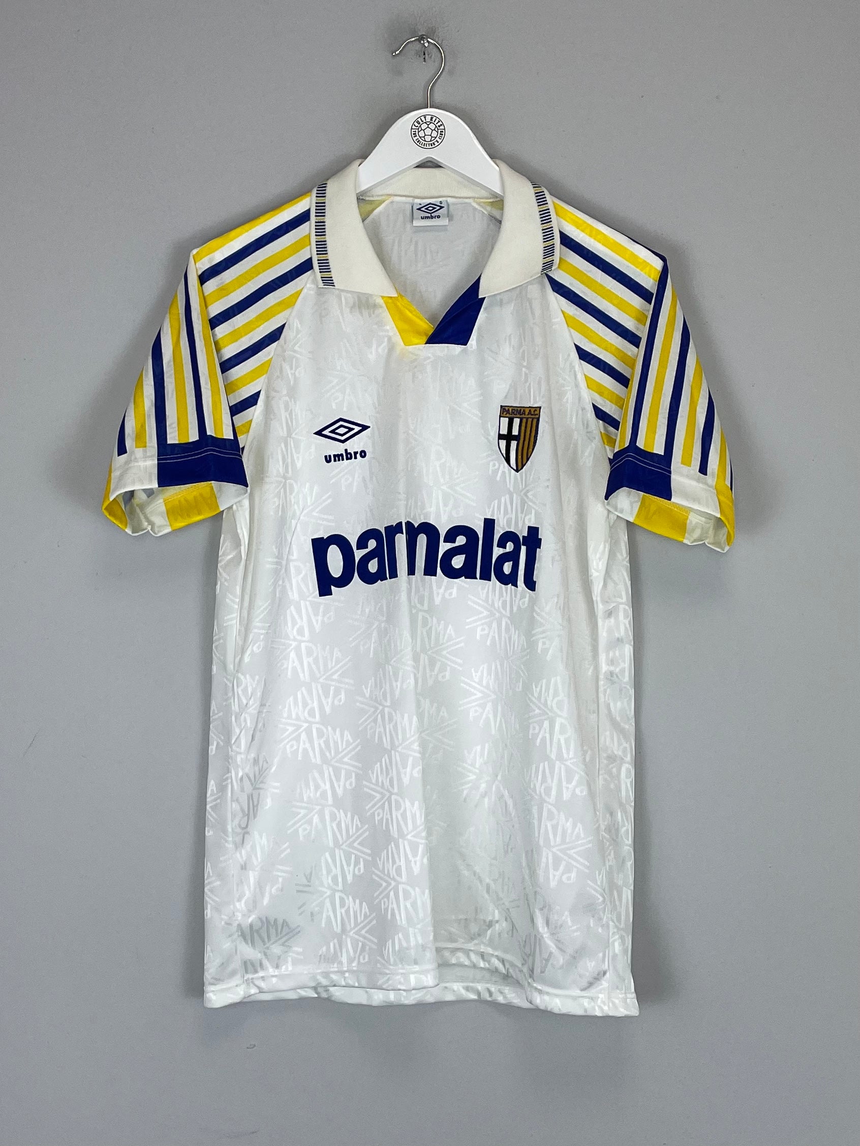 Shop 1991/93 PARMA HOME SHIRT (M) UMBRO, classic football shirts, vintage football shirts & retro soccer jerseys at Cult Kits