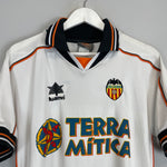 Shop 1999/00 VALENCIA HOME SHIRT (S) LUANVI, classic football shirts, vintage football shirts & retro soccer jerseys at Cult Kits