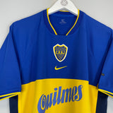 2001/02 BOCA JUNIORS HOME SHIRT (M) NIKE