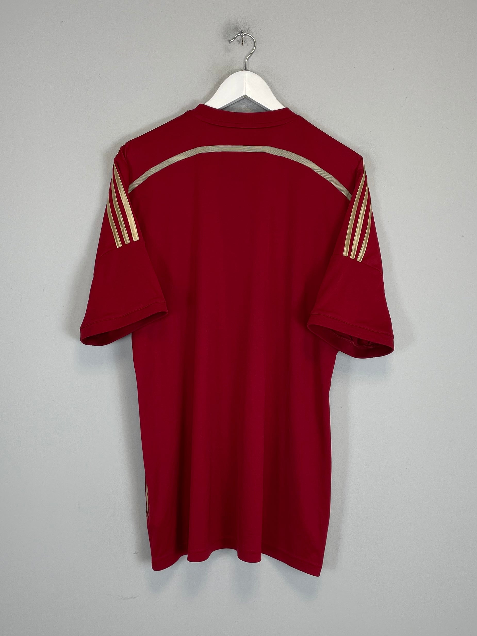 Shop 2014/15 SPAIN HOME SHIRT (XL) ADIDAS, classic football shirts, vintage football shirts & retro soccer jerseys at Cult Kits