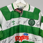 Shop 1991/92 CELTIC *SQUAD SIGNED* BNWT HOME SHIRT (L) UMBRO, classic football shirts, vintage football shirts & retro soccer jerseys at Cult Kits