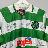 Shop 1991/92 CELTIC *SQUAD SIGNED* BNWT HOME SHIRT (L) UMBRO, classic football shirts, vintage football shirts & retro soccer jerseys at Cult Kits