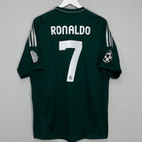 Shop 2012/13 REAL MADRID RONALDO #7 C/L THIRD SHIRT (XL) ADIDAS, classic football shirts, vintage football shirts & retro soccer jerseys at Cult Kits