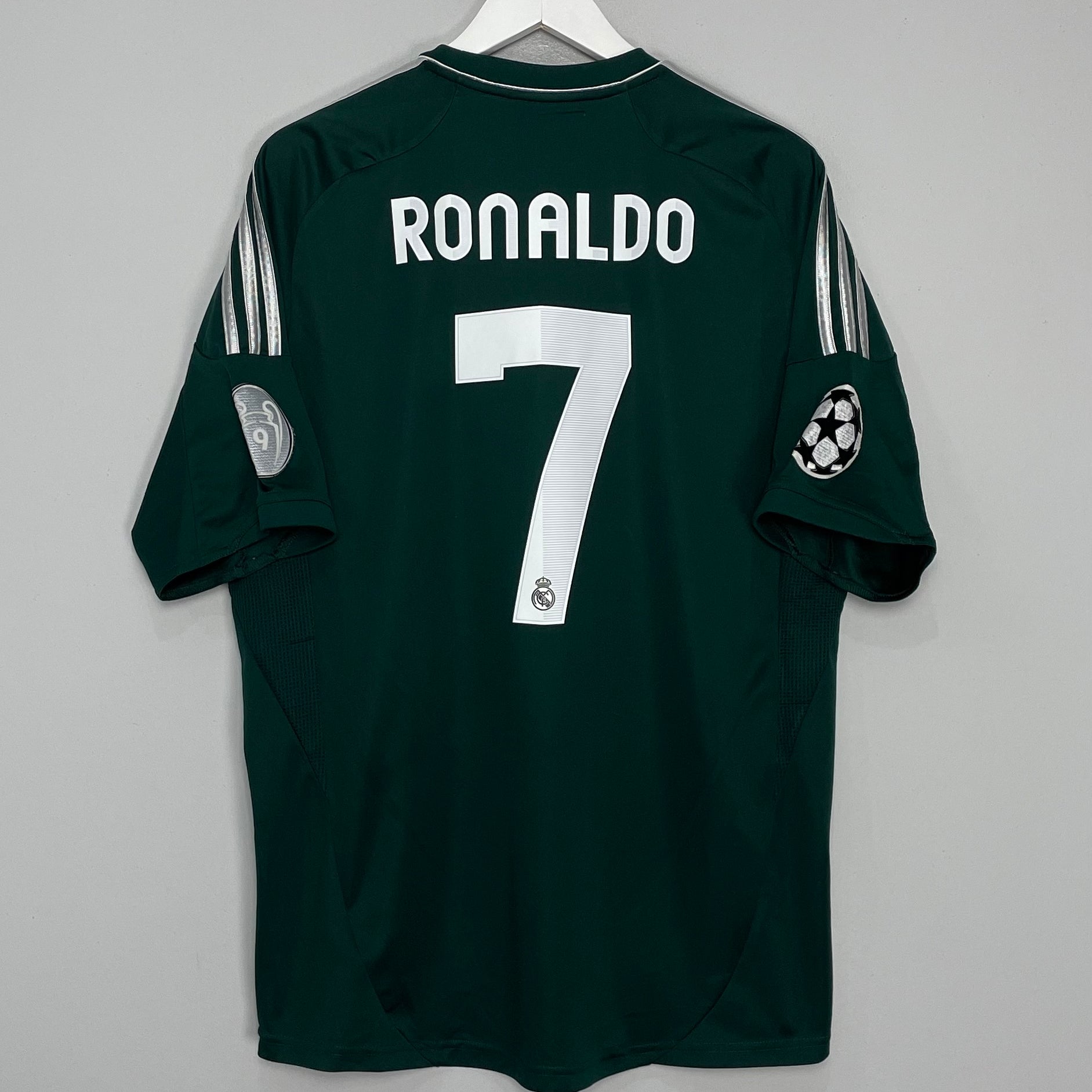 Shop 2012/13 REAL MADRID RONALDO #7 C/L THIRD SHIRT (XL) ADIDAS, classic football shirts, vintage football shirts & retro soccer jerseys at Cult Kits