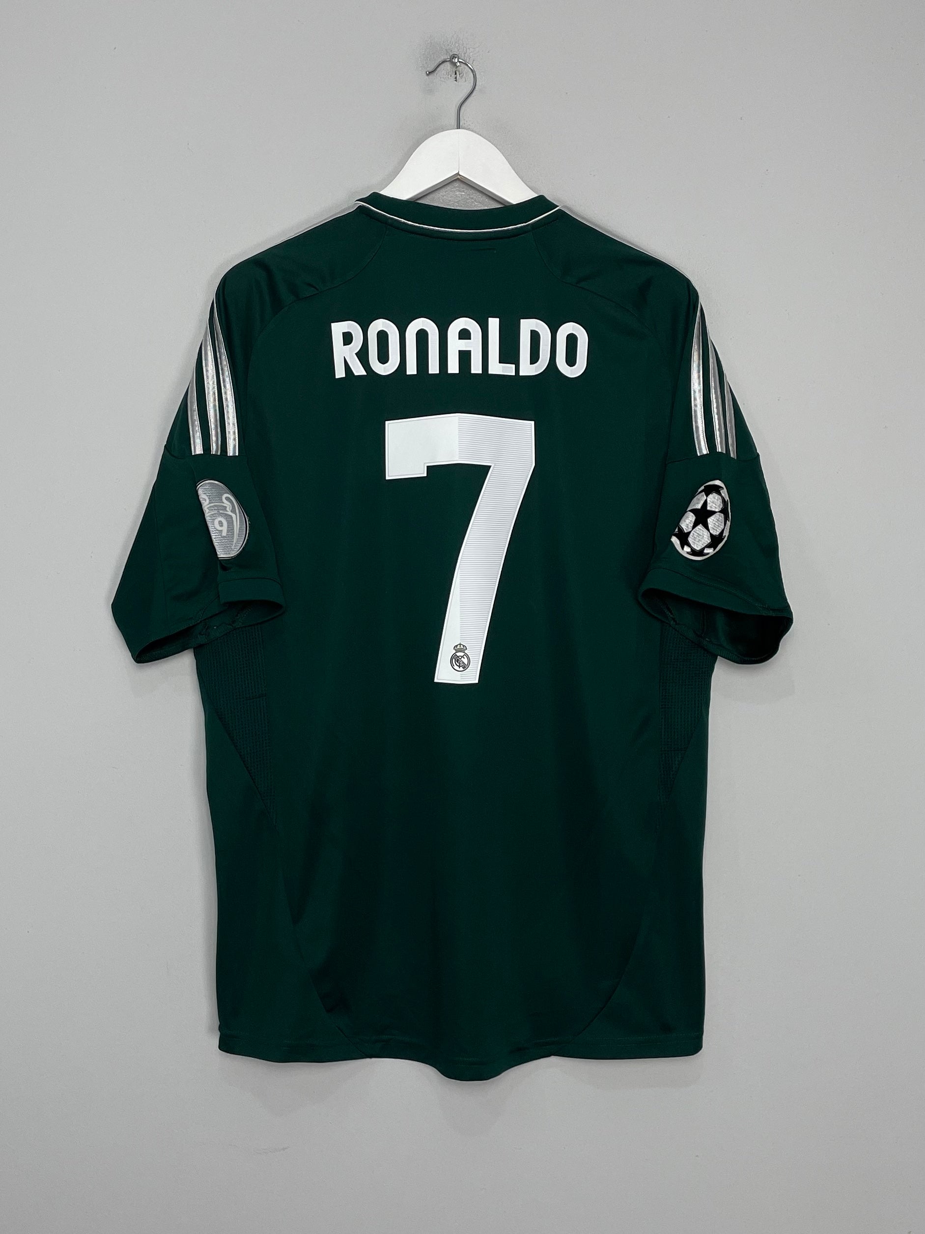 Shop 2012/13 REAL MADRID RONALDO #7 C/L THIRD SHIRT (XL) ADIDAS, classic football shirts, vintage football shirts & retro soccer jerseys at Cult Kits