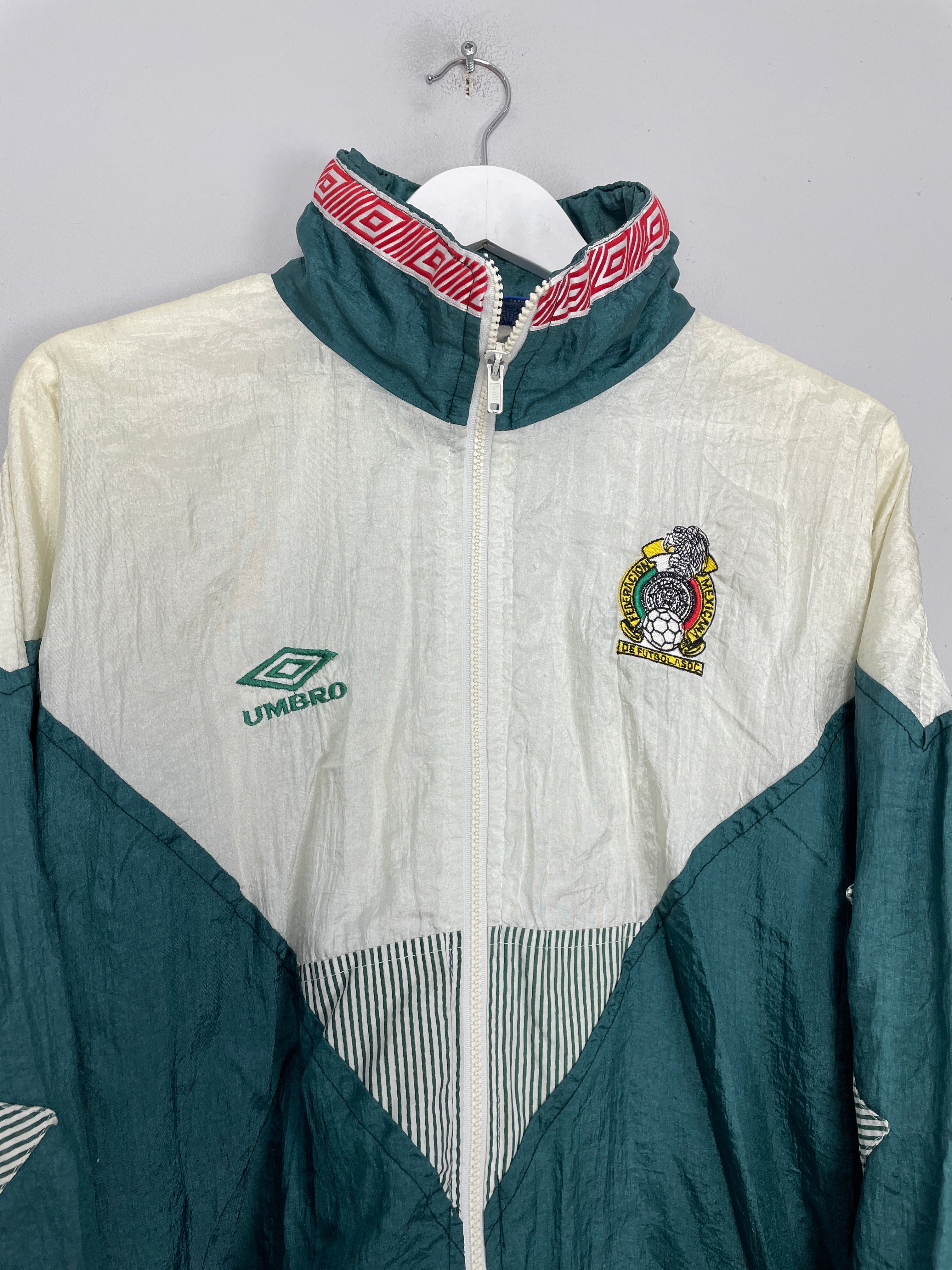Shop 1993/94 MEXICO FULL TRACKSUIT (L) UMBRO, classic football shirts, vintage football shirts & retro soccer jerseys at Cult Kits