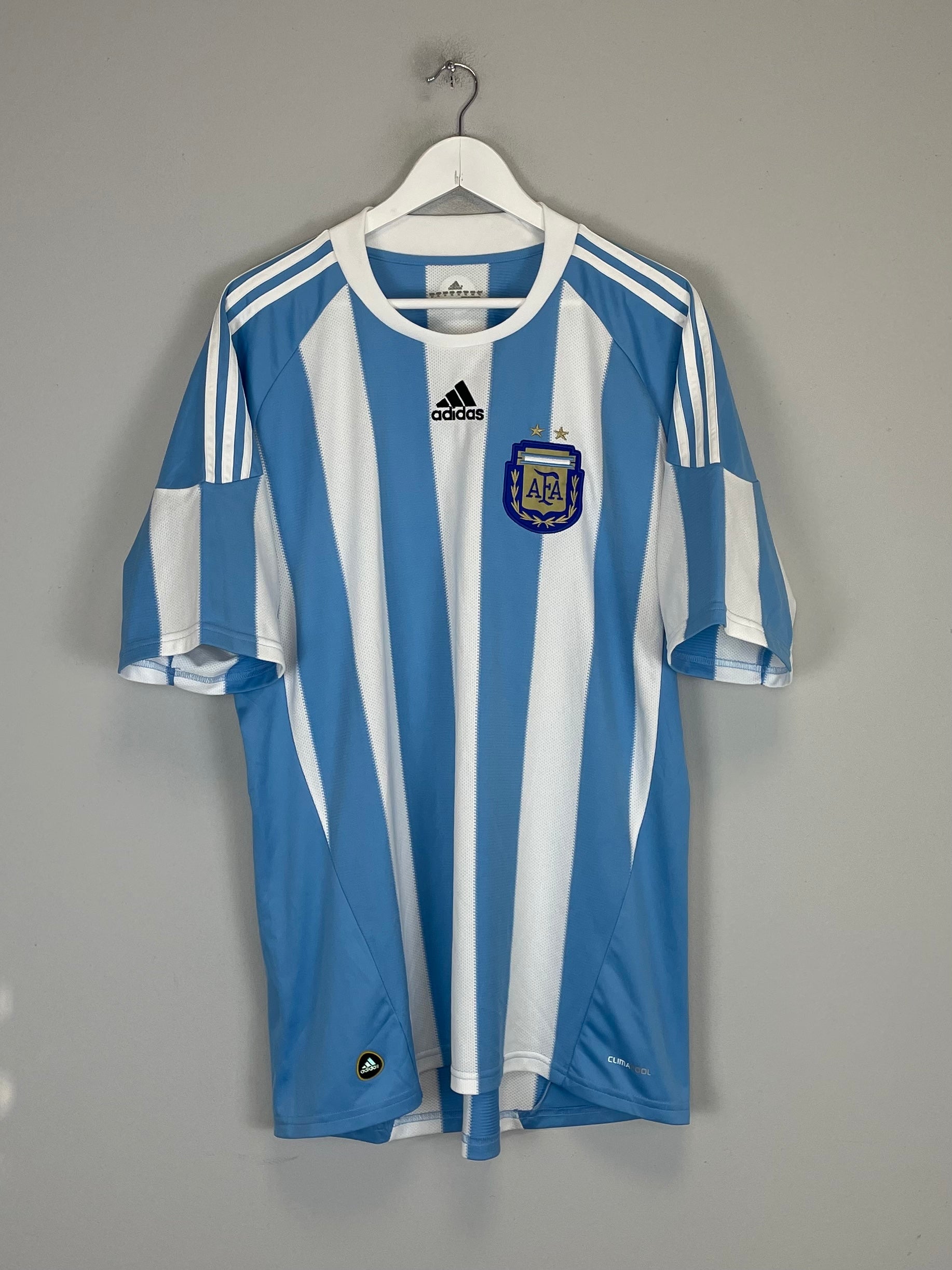 Shop 2010/11 ARGENTINA HOME SHIRT (XL) ADIDAS, classic football shirts, vintage football shirts & retro soccer jerseys at Cult Kits