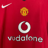 Shop 2004/06 MANCHESTER UNITED RONALDO #7 L/S HOME SHIRT (L) NIKE, classic football shirts, vintage football shirts & retro soccer jerseys at Cult Kits