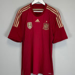 Shop 2014/15 SPAIN HOME SHIRT (XL) ADIDAS, classic football shirts, vintage football shirts & retro soccer jerseys at Cult Kits