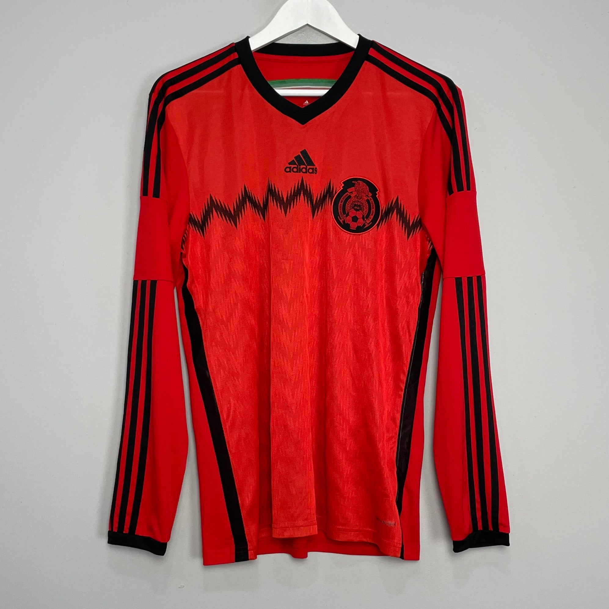 Shop 2014/15 MEXICO L/S AWAY SHIRT (M) ADIDAS, classic football shirts, vintage football shirts & retro soccer jerseys at Cult Kits