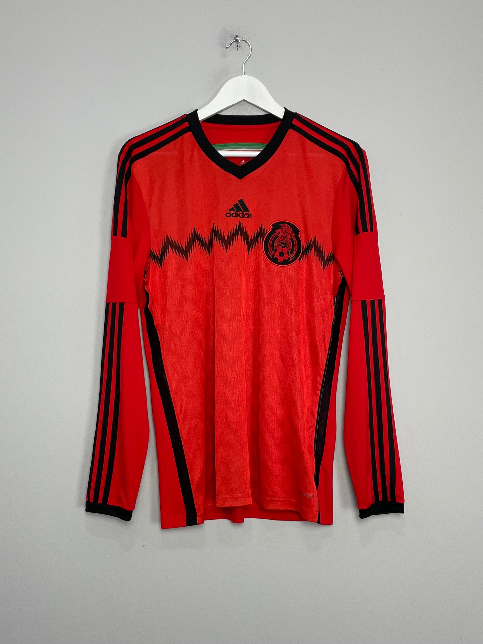 Shop 2014/15 MEXICO L/S AWAY SHIRT (M) ADIDAS, classic football shirts, vintage football shirts & retro soccer jerseys at Cult Kits