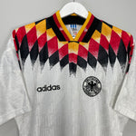 Shop 1994 GERMANY HOME SHIRT (M) ADIDAS, classic football shirts, vintage football shirts & retro soccer jerseys at Cult Kits