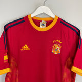 2002/04 SPAIN RAUL #7 HOME SHIRT (S) ADIDAS