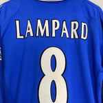 Shop 2001/03 CHELSEA LAMPARD #8 L/S *FA CUP FINAL* HOME SHIRT (L) UMBRO, classic football shirts, vintage football shirts & retro soccer jerseys at Cult Kits