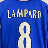 Shop 2001/03 CHELSEA LAMPARD #8 L/S *FA CUP FINAL* HOME SHIRT (L) UMBRO, classic football shirts, vintage football shirts & retro soccer jerseys at Cult Kits