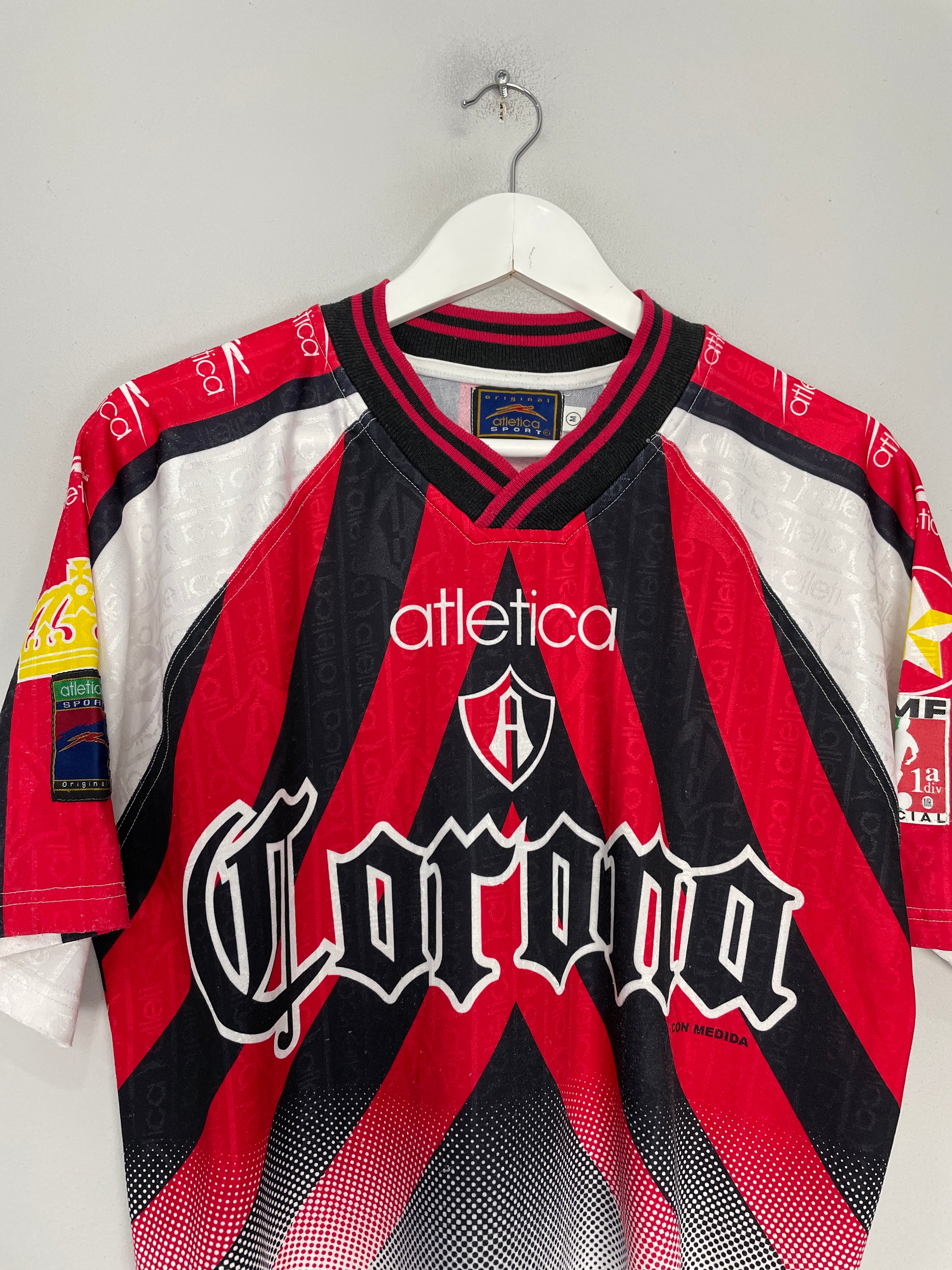 Shop 1997/98 ATLAS AWAY SHIRT (M) ATLETICA, classic football shirts, vintage football shirts & retro soccer jerseys at Cult Kits