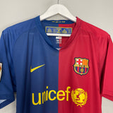 Shop 2008/09 BARCELONA HENRY #14 HOME SHIRT (L) NIKE, classic football shirts, vintage football shirts & retro soccer jerseys at Cult Kits