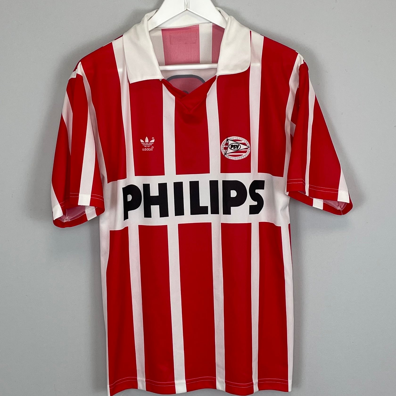 Shop 1990/93 PSV #9 HOME SHIRT (M) ADIDAS, classic football shirts, vintage football shirts & retro soccer jerseys at Cult Kits