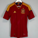 Shop 2012/13 SPAIN HOME SHIRT (S) ADIDAS, classic football shirts, vintage football shirts & retro soccer jerseys at Cult Kits